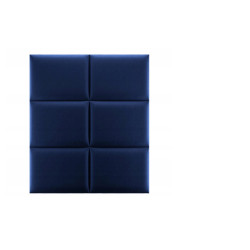 Upholstered Wall Panels Headboard Plush Velvet Velour Navy Blue