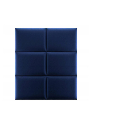 Upholstered Wall Panels Headboard Plush Velvet Velour Navy Blue