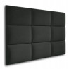 Upholstered Wall Panels Headboard Plush Velvet Velour Charcoal