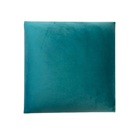 Upholstered Wall Panel Headboard Plush Velvet Velour Turquoise